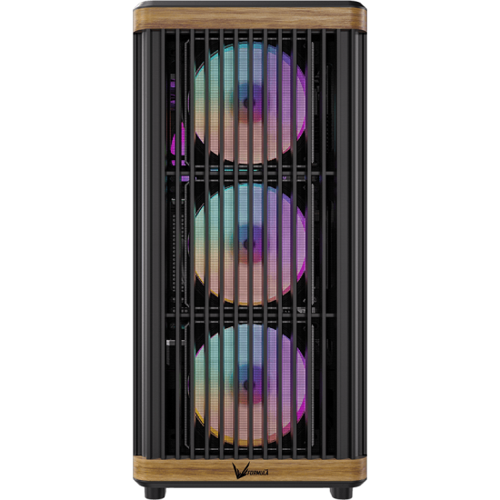 Gabinete Formula V Line Timberline T1 Black Wood, ATX/Micro-ATX/Mini-ITX, Cristal Templado, 4 Ventiladores RGB, USB Type-C, sin Fuente Gabinete Formula V Line Timberline T1 Black Wood, ATX/Micro-ATX/Mini-ITX, Cristal Templado, 4 Ventiladores RGB, USB Type-C, sin Fuente