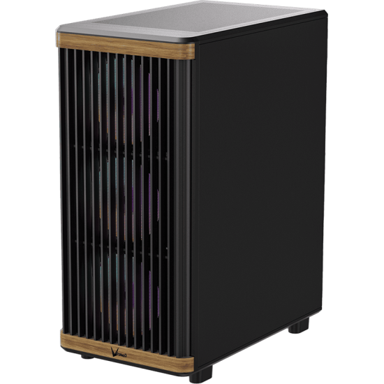 Gabinete Formula V Line Timberline T1 Black Wood, ATX/Micro-ATX/Mini-ITX, Cristal Templado, 4 Ventiladores RGB, USB Type-C, sin Fuente Gabinete Formula V Line Timberline T1 Black Wood, ATX/Micro-ATX/Mini-ITX, Cristal Templado, 4 Ventiladores RGB, USB Type-C, sin Fuente