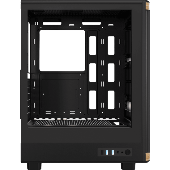 Gabinete Formula V Line Timberline T1 Black Wood, ATX/Micro-ATX/Mini-ITX, Cristal Templado, 4 Ventiladores RGB, USB Type-C, sin Fuente Gabinete Formula V Line Timberline T1 Black Wood, ATX/Micro-ATX/Mini-ITX, Cristal Templado, 4 Ventiladores RGB, USB Type-C, sin Fuente