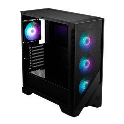 Gabinete MSI MAG Forge 320R Airflow, ATX/Micro-ATX/Mini-ITX, 4 Ventiladores ARGB, Cristal Templado, USB 3.2, sin Fuente