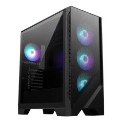 Gabinete MSI MAG Forge 321R Airflow, ATX/Micro-ATX/Mini-ITX, 4 Ventiladores ARGB, Cristal Templado, USB Type-C, sin Fuente