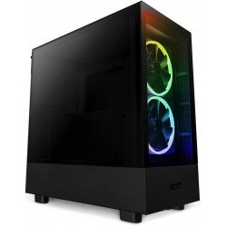 Gabinete NZXT H5 Elite Negro, EATX, ATX/Micro-ATX/Mini-ITX, Cristal Templado, USB 3.2, sin Fuente