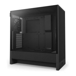 Gabinete NZXT H5 Flow 2024 Black, E-ATX/ATX/Micro-ATX/Mini-ITX, Cristal Templado, 2 Ventiladores, USB 3.2, sin Fuente