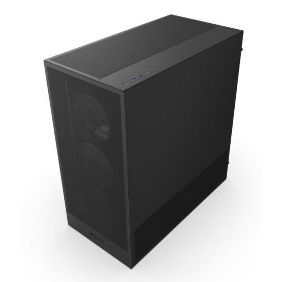 Gabinete NZXT H5 Flow RGB 2024 Negro, ATX/Micro-ATX/Mini-ITX, Cristal Templado, USB 3.2, sin Fuente