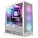 Gabinete NZXT H5 Flow RGB 2024 Blanco, ATX/Micro-ATX/Mini-ITX, Cristal Templado, USB 3.2, sin Fuente Gabinete NZXT H5 Flow RGB 2024 Blanco, ATX/Micro-ATX/Mini-ITX, Cristal Templado, USB 3.2, sin Fuente