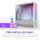 Gabinete NZXT H5 Flow RGB 2024 Blanco, ATX/Micro-ATX/Mini-ITX, Cristal Templado, USB 3.2, sin Fuente Gabinete NZXT H5 Flow RGB 2024 Blanco, ATX/Micro-ATX/Mini-ITX, Cristal Templado, USB 3.2, sin Fuente