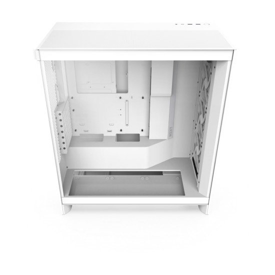 Gabinete NZXT H7 Flow 2024 White, E-ATX/ATX/Micro-ATX/Mini-ITX, Cristal Templado, 3 Ventiladores, USB 3.2, sin Fuente Gabinete NZXT H7 Flow 2024 White, E-ATX/ATX/Micro-ATX/Mini-ITX, Cristal Templado, 3 Ventiladores, USB 3.2, sin Fuente