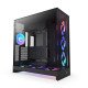 Gabinete NZXT H9 Flow 2 RGB Black, E-ATX/ATX/Micro-ATX/Mini-ITX, Cristal Templado, Ventiladores RGB, USB Type-C, sin Fuente
