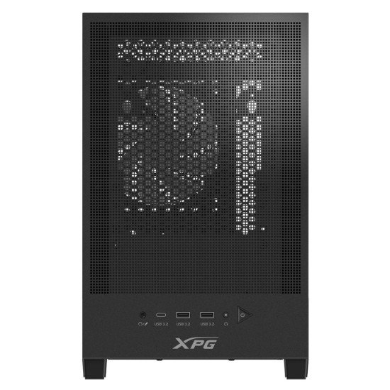 Gabinete XPG Valor Mesh Nano, Micro-ATX/Mini-ITX, Malla de Metal, 1 Ventilador ARGB, USB Type-C, sin Fuente
