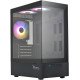 Gabinete Xzeal XZY1 Negro, Micro-ATX/Mini-ITX, Cristal Templado, 3 Ventiladores RGB, USB 3.0, sin Fuente