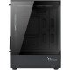 Gabinete Xzeal XZY1 Negro, Micro-ATX/Mini-ITX, Cristal Templado, 3 Ventiladores RGB, USB 3.0, sin Fuente