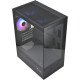 Gabinete Xzeal XZY1 Negro, Micro-ATX/Mini-ITX, Cristal Templado, 3 Ventiladores RGB, USB 3.0, sin Fuente
