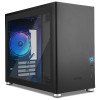 Gabinete Yeyian Hussar Negro, Micro-ATX/Mini-ITX, Cristal Templado, 1 Ventilador, USB Type-C, sin Fuente