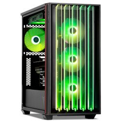 Gabinete Yeyian Mirage S, ATX/Micro-ATX/Mini-ITX, Cristal Templado, 4 Ventiladores RGB, USB Type-C, sin Fuente