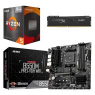 Kit Actualización AMD Ryzen 5 5600GT + Tarjeta Madre B550M Wi-Fi + Bluetooth + Ram 16Gb DDR4