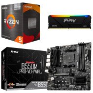 Kit Actualización AMD Ryzen 5 5600GT + Tarjeta Madre B550M Wi-Fi Bluetooth + Ram 16Gb DDR4