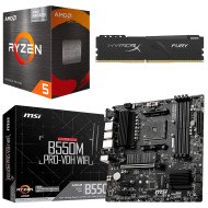 Kit Actualización AMD Ryzen 5 5600GT + Tarjeta Madre B550M WI-Fi + Bluetooth + Ram 32Gb DDR4 