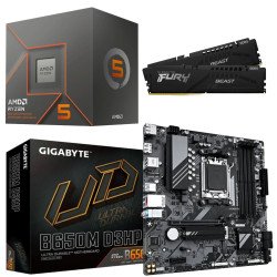 Kit Actualización AMD Ryzen 5 8500G + Gráficos Radeon 740M+ Tarjeta B650M + Ram Dual 32Gb DDR5