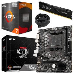 Kit Actualización AMD Ryzen 7 5700G + Tarjeta Madre A520M + Ram 16Gb DDR4