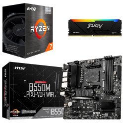 Kit Actualización AMD Ryzen 7 5700G + Tarjeta Madre B550M WI-FI Bluetooth + Ram 16Gb DDR4