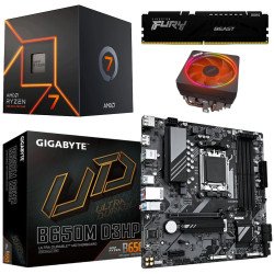 Kit Actualización AMD Ryzen 7 7700 + Tarjeta Madre B650M + Memoria Ram 32Gb DDR5