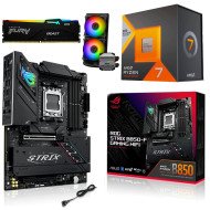 Kit Actualización AMD Ryzen 7 7800X3D + E. Liquido + ROG Strix B850-F Gaming WiFi + Ram 32Gb DDR5