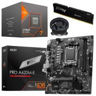 Kit Actualización AMD Ryzen 7 8700G + Gráficos Radeon 780M+ Tarjeta A620M + Ram 16Gb DDR5