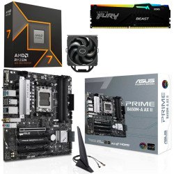 Kit Actualización AMD Ryzen 7 9700X + Disipador + Tarjeta Madre B650M Wi-Fi Bluetooth + Ram 32Gb DDR5