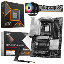 Kit Actualización AMD Ryzen 7 9700X + Disipador + Tarjeta Madre X870-P Wi-Fi + Bluetooth + Ram 48Gb DDR5