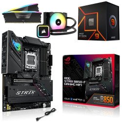 Kit Actualización AMD Ryzen 9 7900X + E. Liquido + Strix B850-F Gaming WIFI + Ram 32Gb DDR5