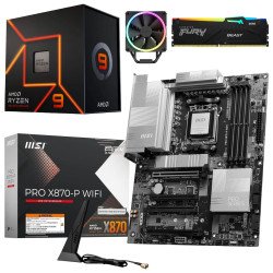 Kit Actualización AMD Ryzen 9 7900X + Disipador + Tarjeta Madre X870-P WIFI + Ram 32Gb DDR5