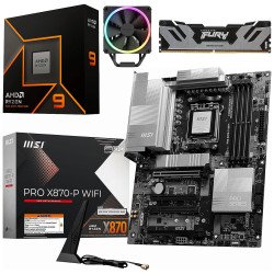 Kit Actualización AMD Ryzen 9 9950X + Disipador + Tarjeta Madre X870 Wi-Fi Bluetooth + Ram 48Gb DDR5