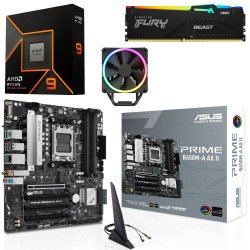 Kit Actualización AMD Ryzen 9 9950X + Disipador + Tarjeta Madre B650M Wi-Fi Bluetooth + Ram 32Gb DDR5