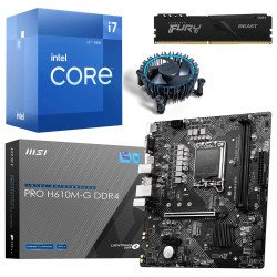 Kit Actualización Intel Core i7 12700 + Tarjeta Madre H610M + Ram 16Gb DDR4