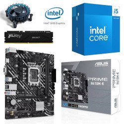 Kit Actualización Intel Core i5 14400 + Tarjeta Madre H610M + Ram 16Gb DDR5