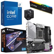 Kit Actualización Intel Core i7 14700K + Disipador Hyper 212 + Tarjeta B760M Aorus WIFI + Ram 32Gb DDR5