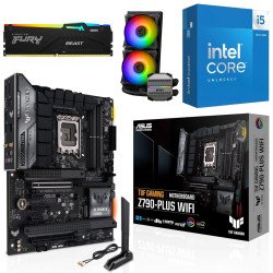Kit Actualización Intel Core i5 14600K + Enfriamiento Liquido + Tarjeta TUF Z790-Plus WIFI + Ram 32Gb DDR5