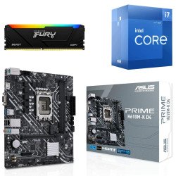Kit Actualización Intel Core i7 12700 + Tarjeta Madre H610M + Ram 16Gb DDR4