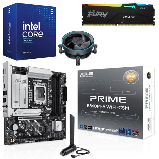 Kit Actualización Intel Core Ultra 5 225 + Tarjeta Madre B860M WIFI + Ram 32Gb DDR5 Kit Actualización Intel Core Ultra 5 225 + Tarjeta Madre B860M WIFI + Ram 32Gb DDR5