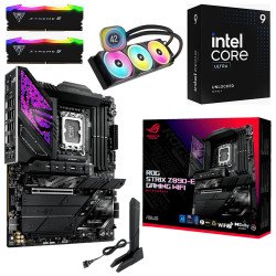 Kit Actualización Intel Core Ultra 9 285K + E. Liquido + ROG Strix Z890-E Gaming WIFI + Ram 48Gb DDR5