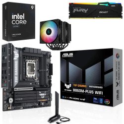 Kit Actualización Intel Core Ultra 9 285K + Disipador + TUF Gaming B860M-Plus WIFI + Ram 32Gb DDR5