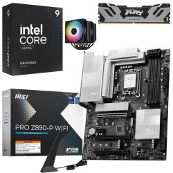 Kit Actualización Intel Core Ultra 9 285K + Disipador + Tarjeta Madre Z890-P WIFI + Ram 48Gb DDR5