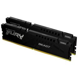 Memoria Ram Kingston Fury Beast Black Kit (32Gb x 2), 64Gb 6400 Mhz DDR5