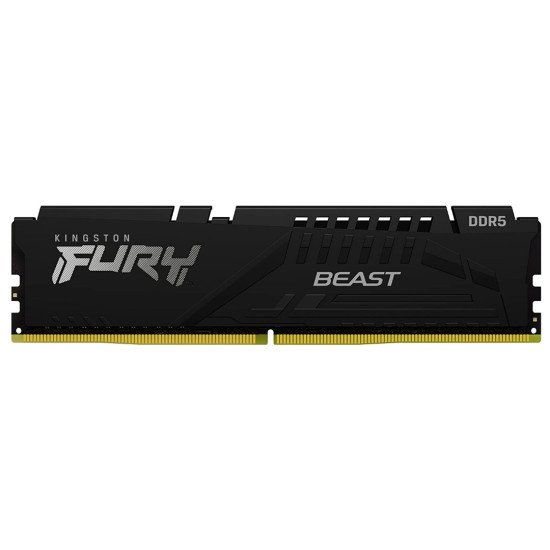 Memoria Ram Kingston Fury Beast Black Kit (32Gb x 2), 64Gb 6400 Mhz DDR5 Memoria Ram Kingston Fury Beast Black Kit (32Gb x 2), 64Gb 6400 Mhz DDR5