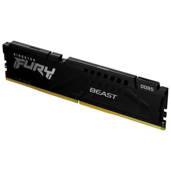 Memoria Ram Kingston Fury Beast Black Kit (32Gb x 2), 64Gb 6400 Mhz DDR5 Memoria Ram Kingston Fury Beast Black Kit (32Gb x 2), 64Gb 6400 Mhz DDR5