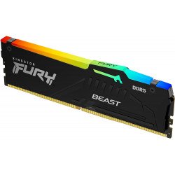 Memoria Ram Kingston Fury Beast RGB, 16Gb 6000 Mhz DDR5