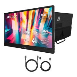 Monitor Led Acteck Portátil Linkpad LP15Y 15.6", Full HD 1920x1080, Panel IPS, 60 Hz, USB Type-C/mini HDMI