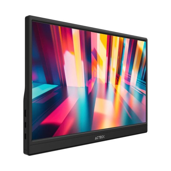 Monitor Led Acteck Portátil Linkpad LP15Y 15.6", Full HD 1920x1080, Panel IPS, 60 Hz, USB Type-C/mini HDMI
