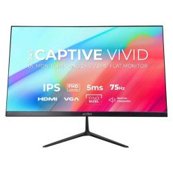 Monitor Led Acteck Captive Vivid SP245 24.5", Full HD 1920x1080, Panel IPS, 75 Hz, VGA/HDMI