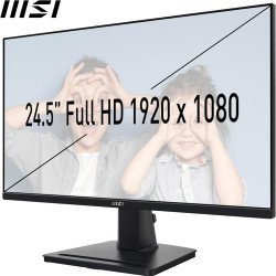 Monitor Led MSI PRO 24.5" MP251, Full HD 1920x1080, Panel IPS, 100 Hz, 1 Ms, HDMI/VGA, Bocinas
